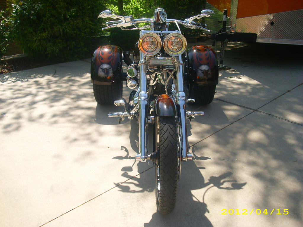 Harley Dyna Trike 18 Degree Rake Kit w/ 4” os Rear End Lowered 2"